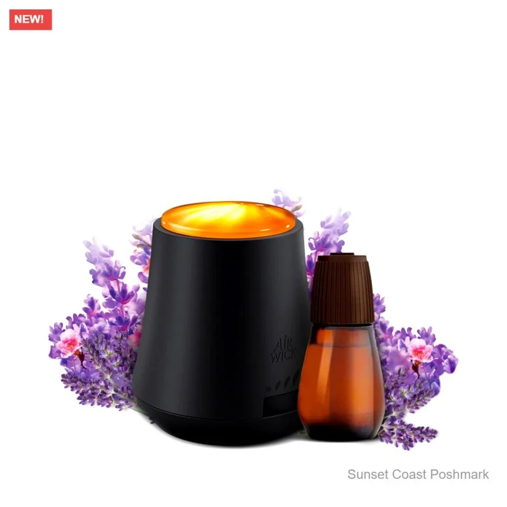 Essential Oil Diffuser Starter Kit with Lavender Almond Blossom Refill